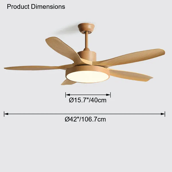 Fjord Lights Scandi Reversible Ceiling Fan with Light - FL5002