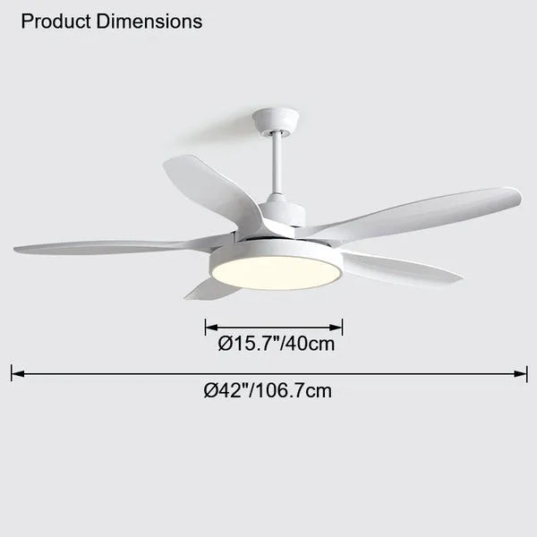 Fjord Lights Scandi Reversible Ceiling Fan with Light - FL5002