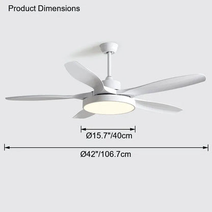 Fjord Lights Scandi Reversible Ceiling Fan with Light - FL5002