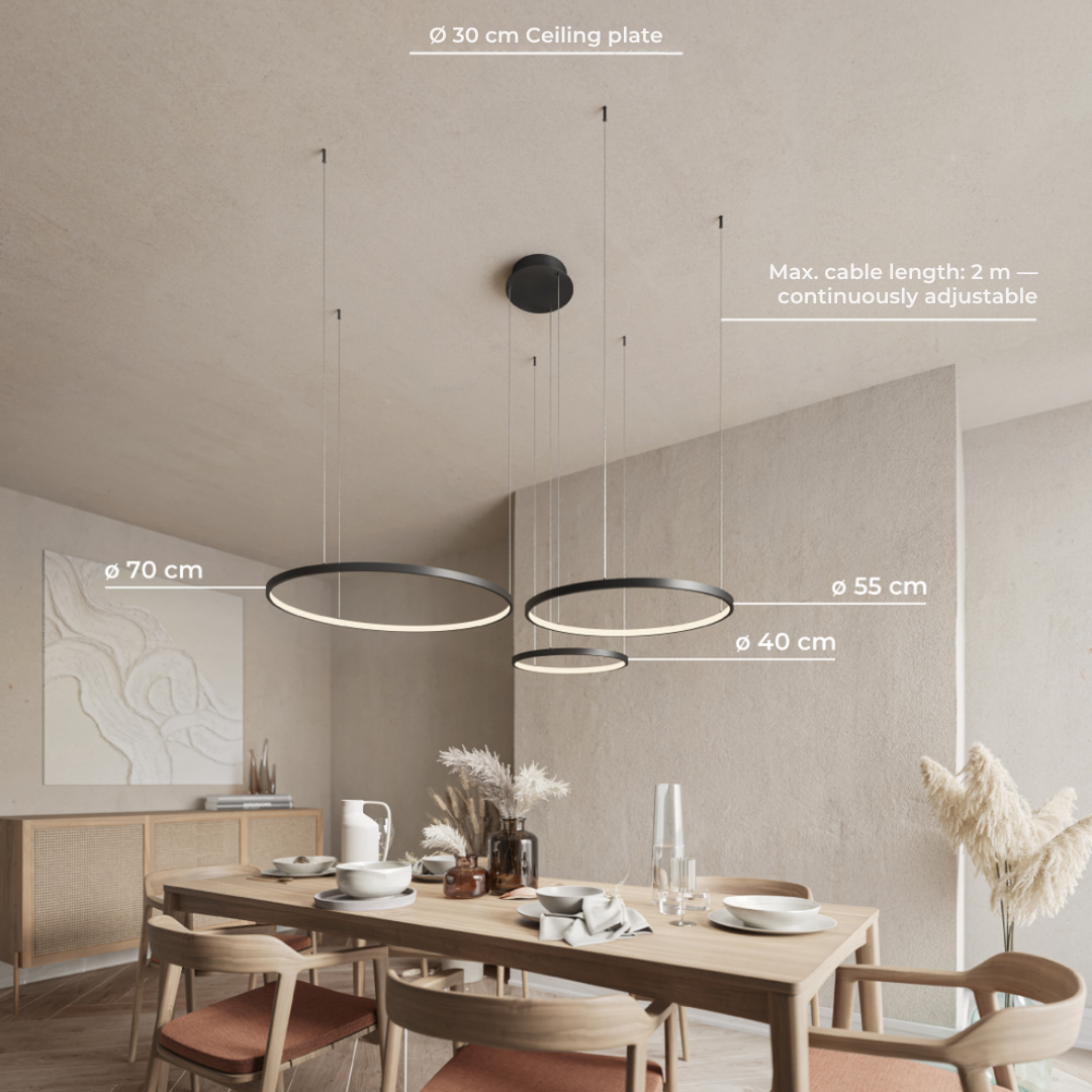 Fjord Lights Circular LED Ceiling Light