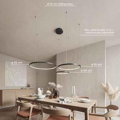 Fjord Lights Circular LED Ceiling Light