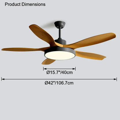 Fjord Lights Scandi Reversible Ceiling Fan with Light - FL5002