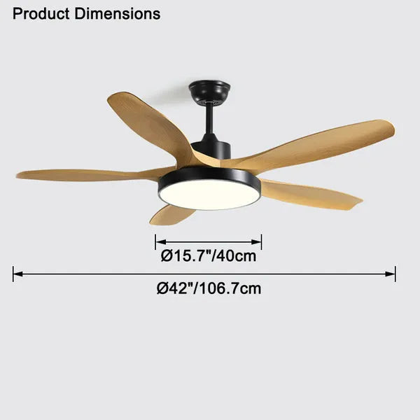 Fjord Lights Scandi Reversible Ceiling Fan with Light - FL5002