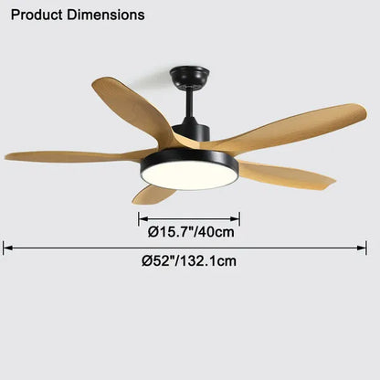 Fjord Lights Scandi Reversible Ceiling Fan with Light - FL5002